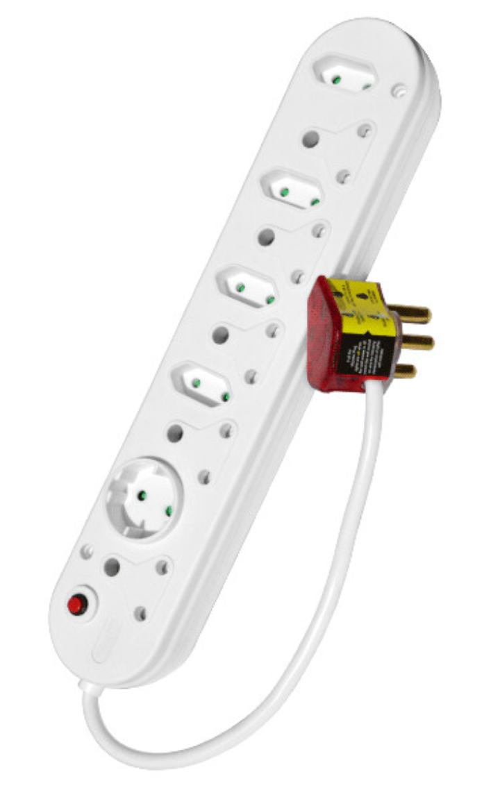 Africa Surge Wonder Protected 10 Way Multiplug (5x3 pin, 4x2 pin,1x round)
