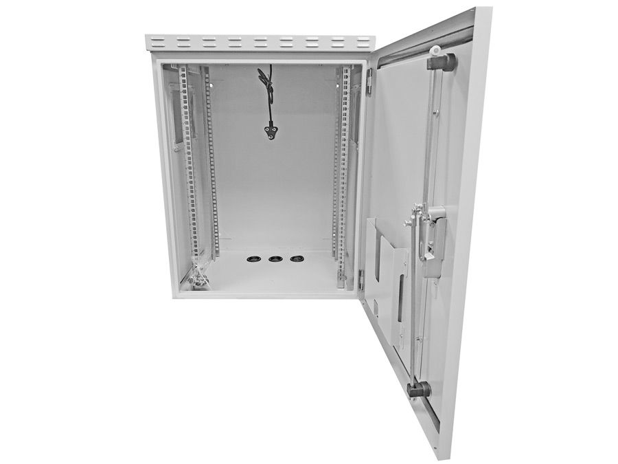 Scoop 15U 450mm Deep Outdoor Cabinet with 2 fans