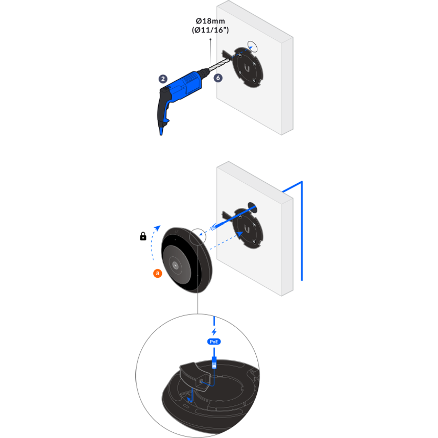 Ubiquiti UniFi Protect AI 360 5MP PTZ IP Camera | UVC-AI-360