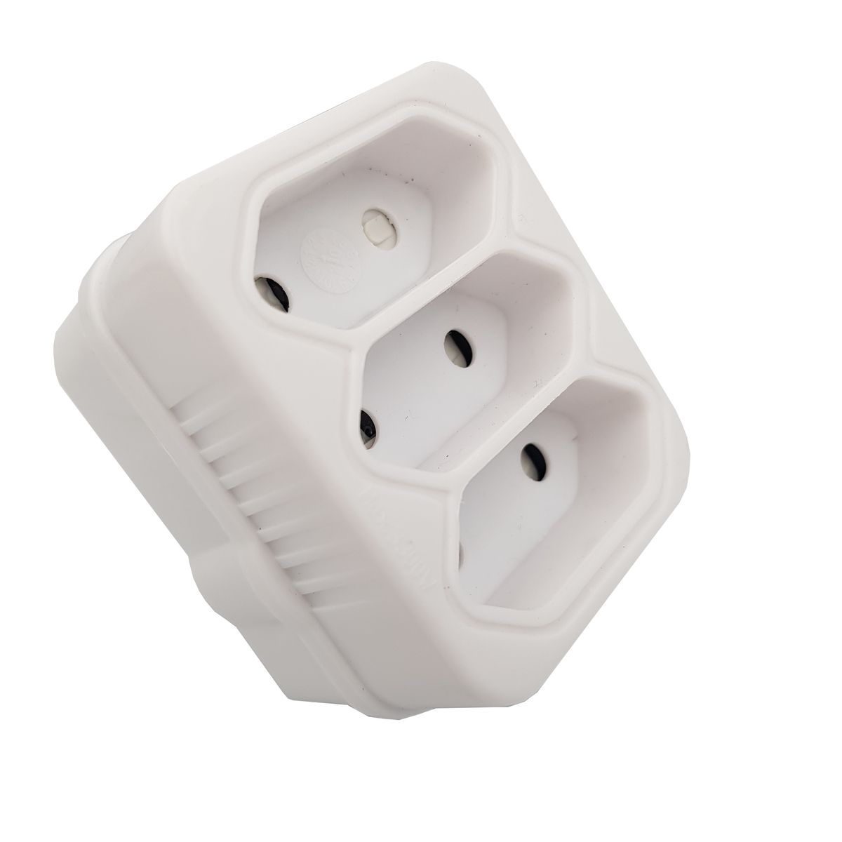 Plug Adaptor: 3 way 3 X 5A 2 pin / Euro Adaptor