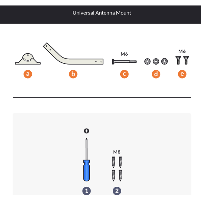 Ubiquiti Universal Antenna Mount | UB-AM