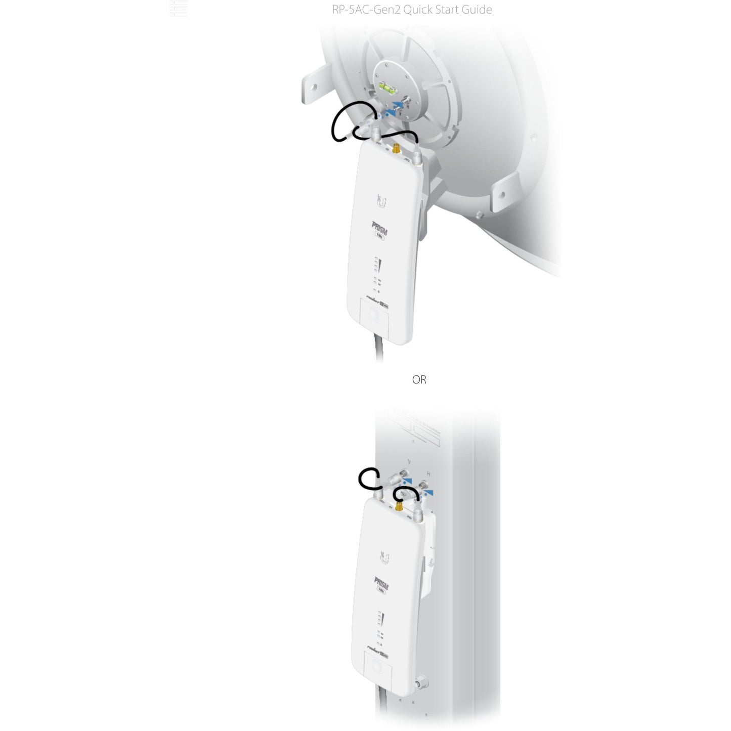 Ubiquiti UISP airMAX Rocket Prism AC 5GHz Radio | RP-5AC-Gen2