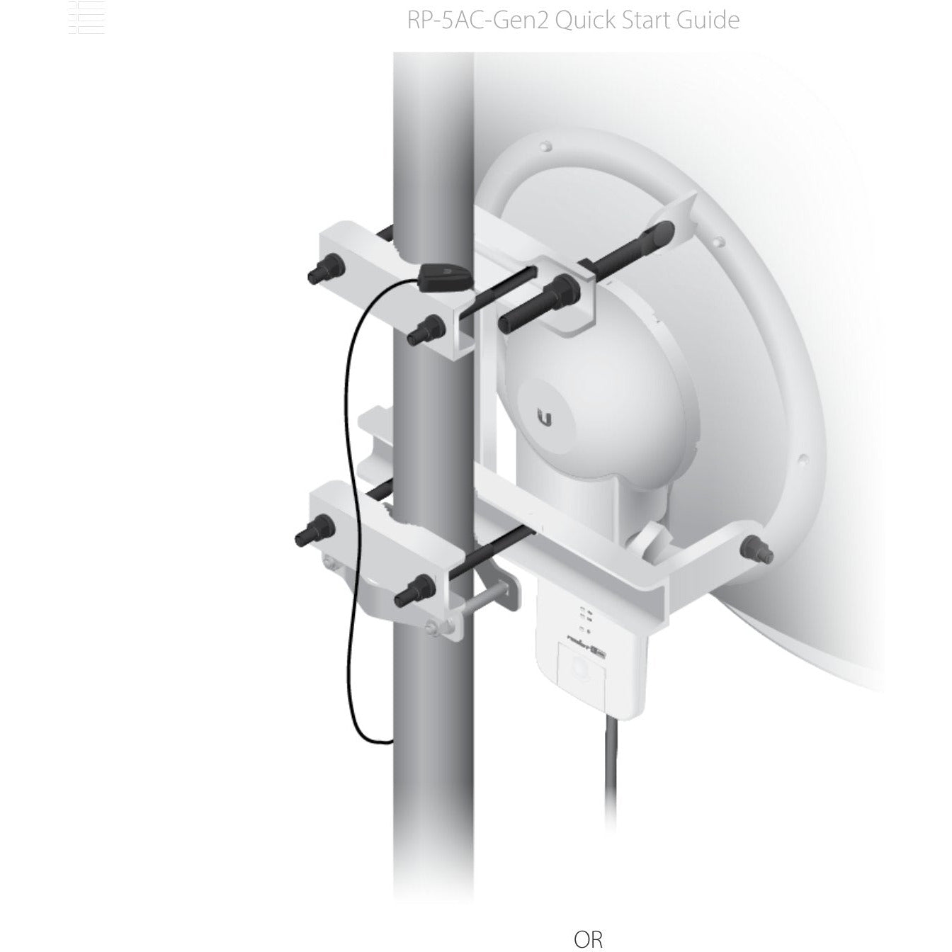 Ubiquiti UISP airMAX Rocket Prism AC 5GHz Radio | RP-5AC-Gen2