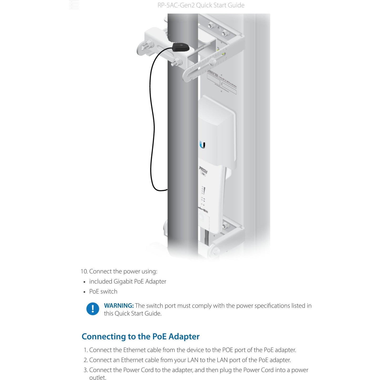 Ubiquiti UISP airMAX Rocket Prism AC 5GHz Radio | RP-5AC-Gen2
