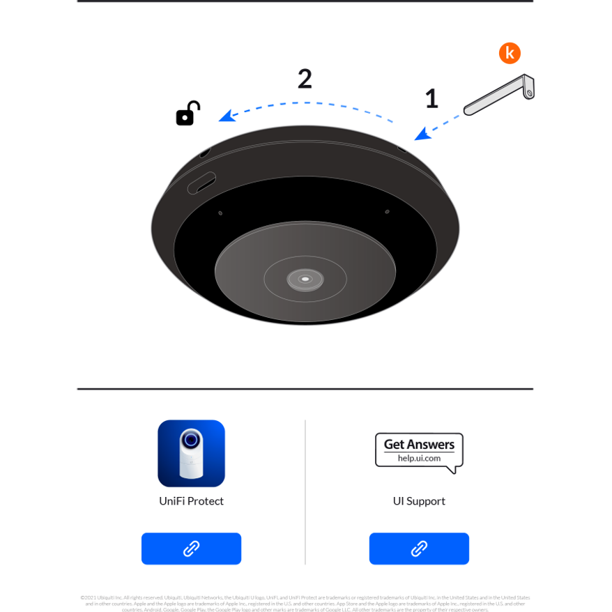 Ubiquiti UniFi Protect AI 360 5MP PTZ IP Camera | UVC-AI-360