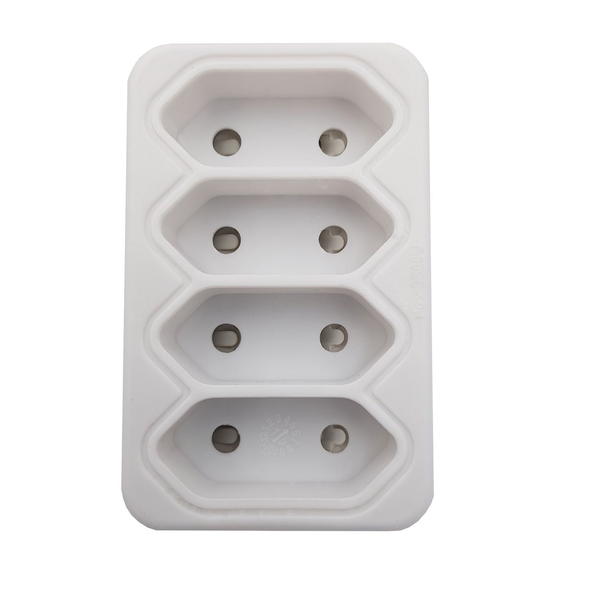 Plug Adaptor: 4 way 4 X 5A 2 pin / Euro Adaptor