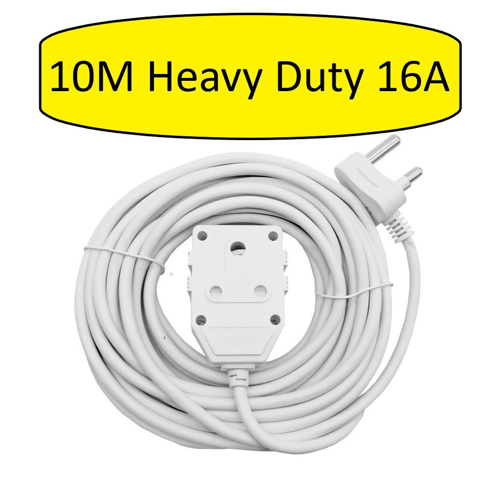 10M Heavy Duty 16A Extension Electrical Lead Cord Cable E 82