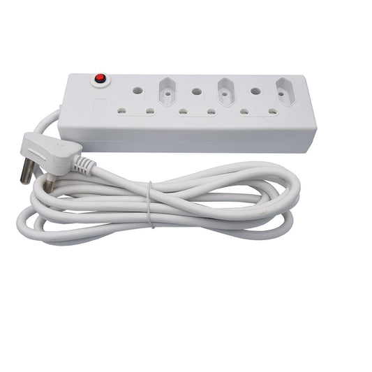 3 Meter cord Multi Plug 3x16A, 3x5A, Overload Protection