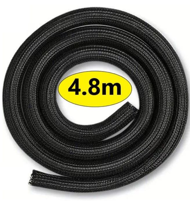 4.8m Cable Management Self Wrap Sleeve to Organize & Protect Cables