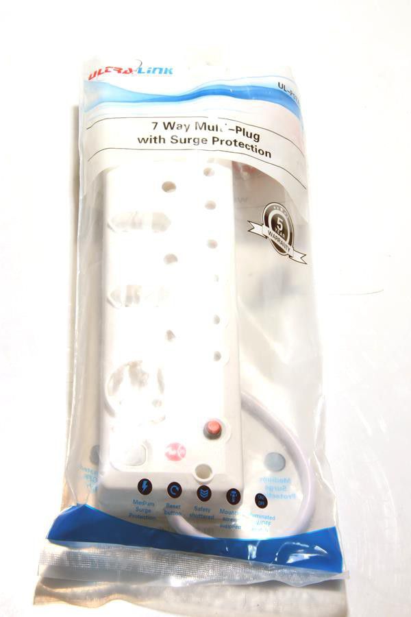 Ultra-Link 7 Way Multi Plug with Surge Protection