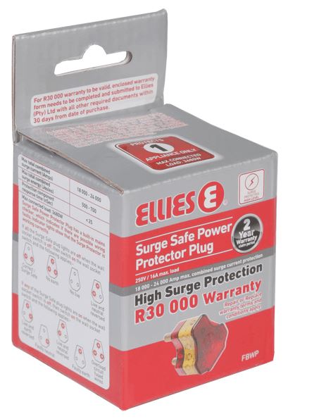 Ellies High Surge Protection Plug - FBWP