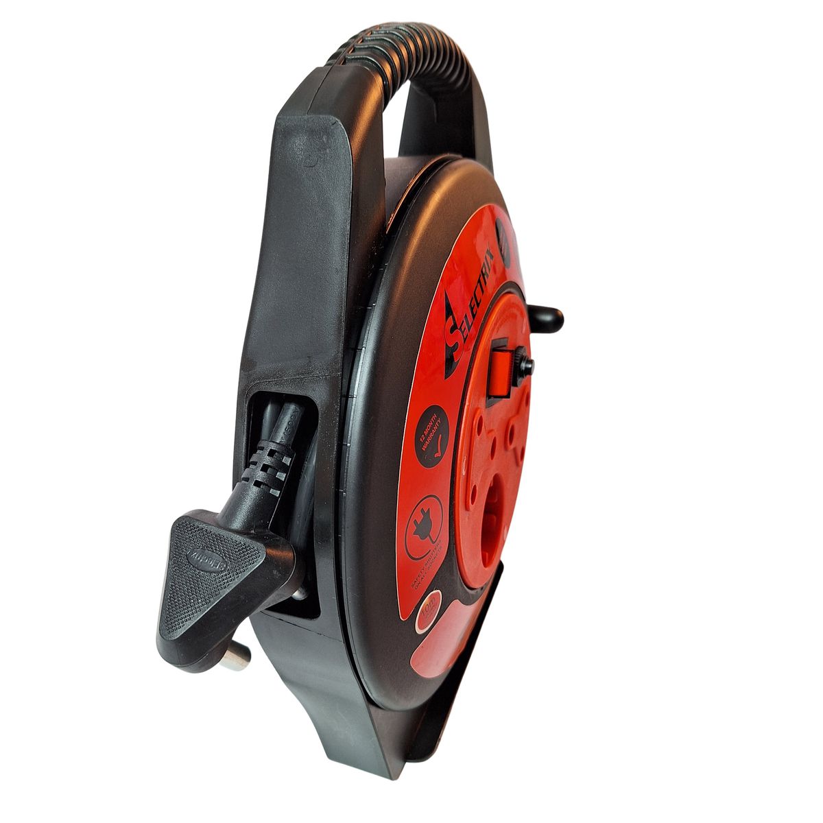 Selectrix: 10m Closed Reel Electrical Extension Cord / Cable.
