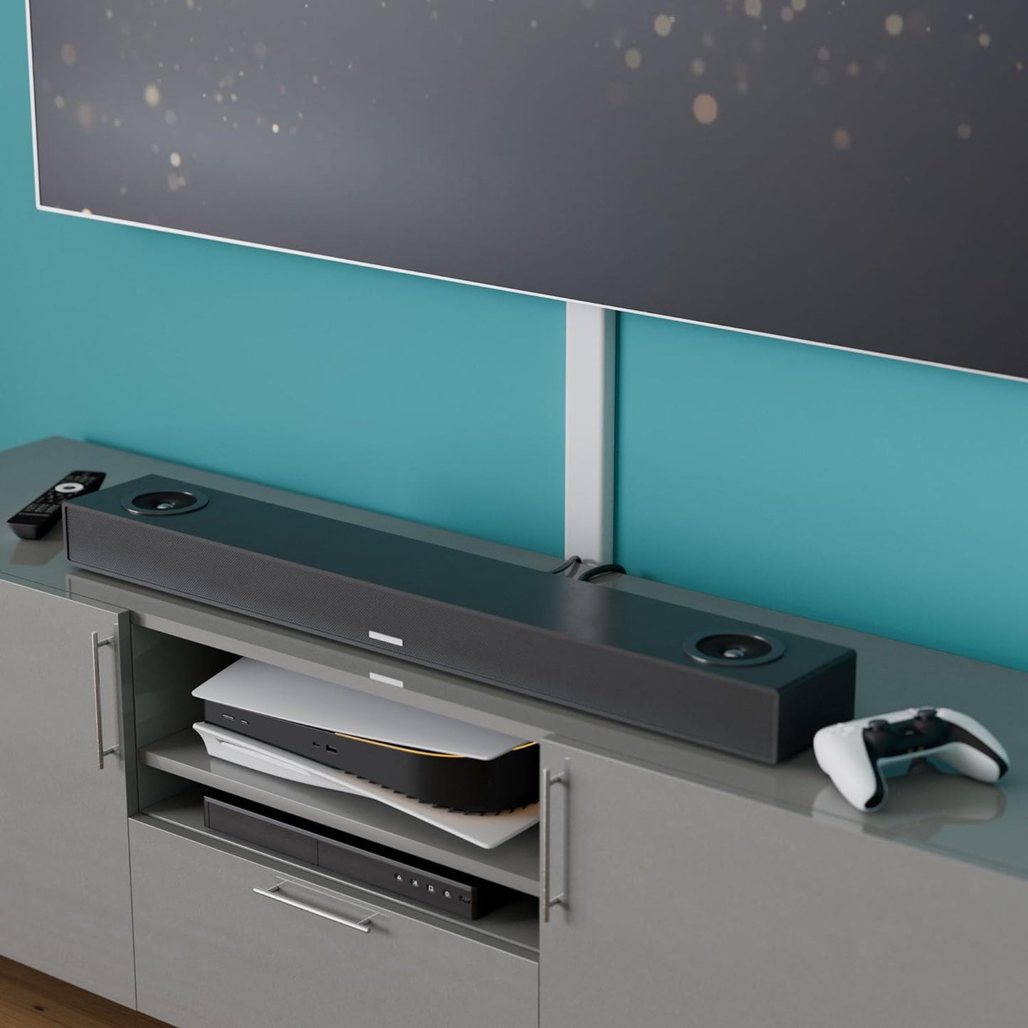 D-Line: TV Cable Management Trunking 60x15mm x 1m White