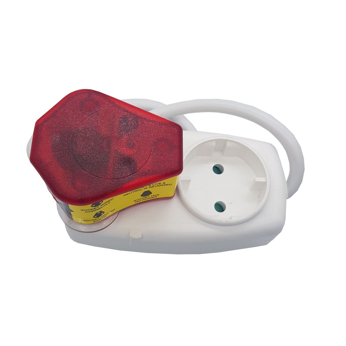 Surge Safe Power Protector plug , 0.3m lead & 2 way Multi Adaptor.