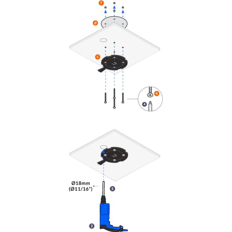 Ubiquiti UniFi Protect AI 360 5MP PTZ IP Camera | UVC-AI-360
