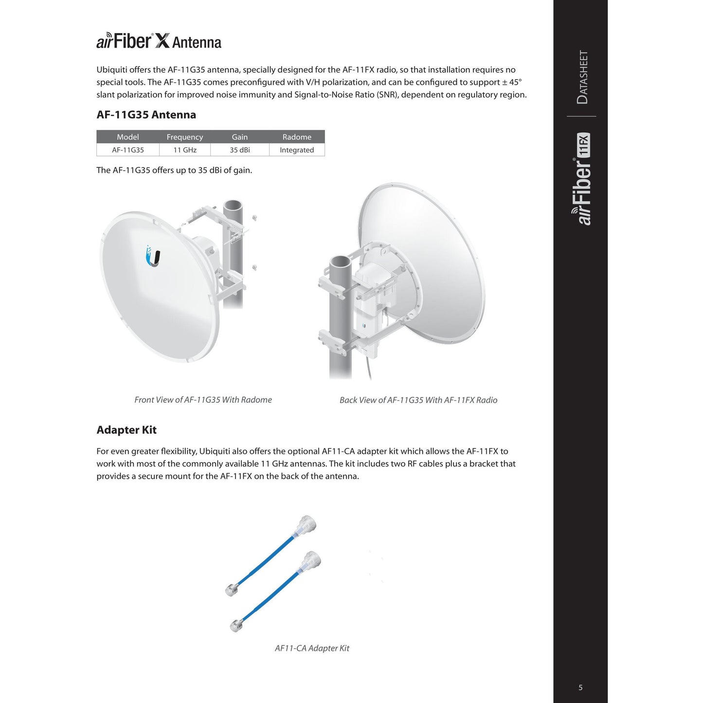 Ubiquiti UISP airFiber 11GHz Low Band Duplexer | AF-11-DUP-L