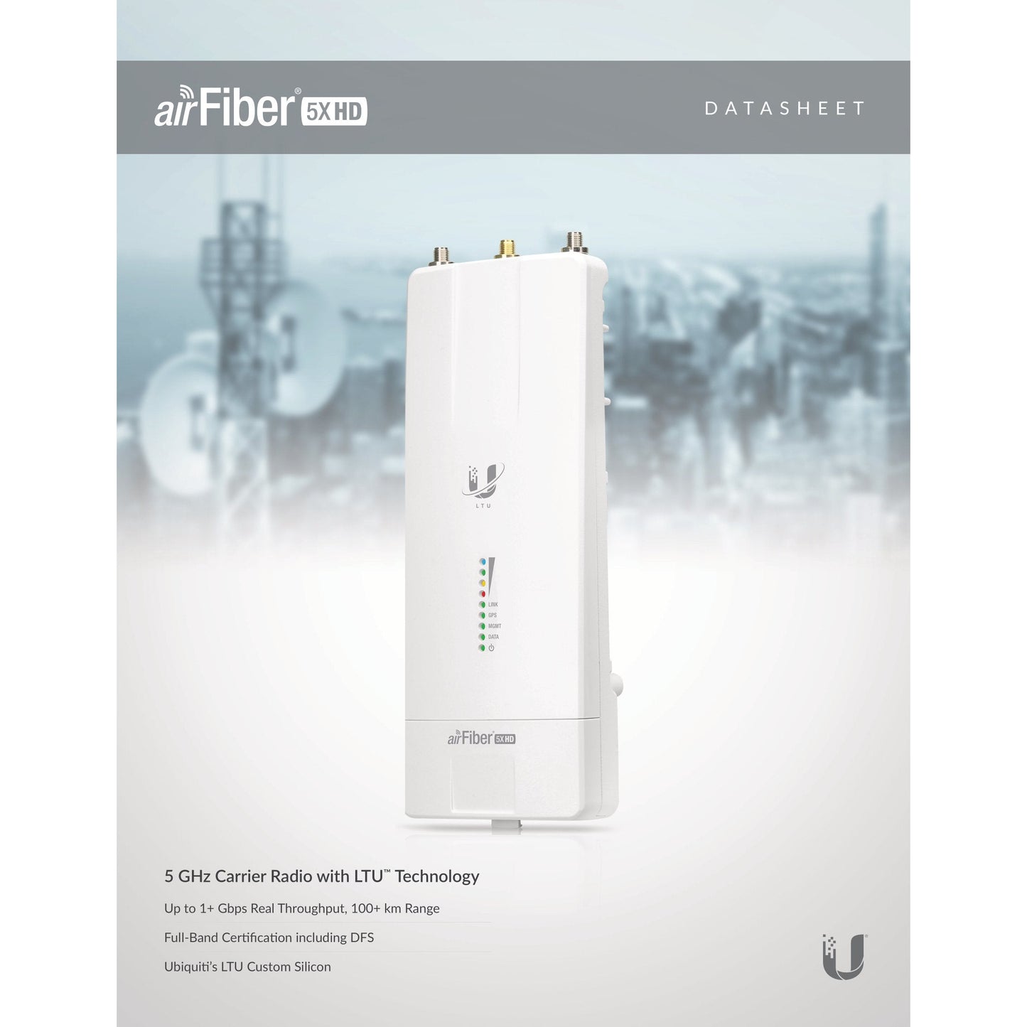 Ubiquiti UISP airFiber 5XHD 5GHz Radio | AF-5XHD