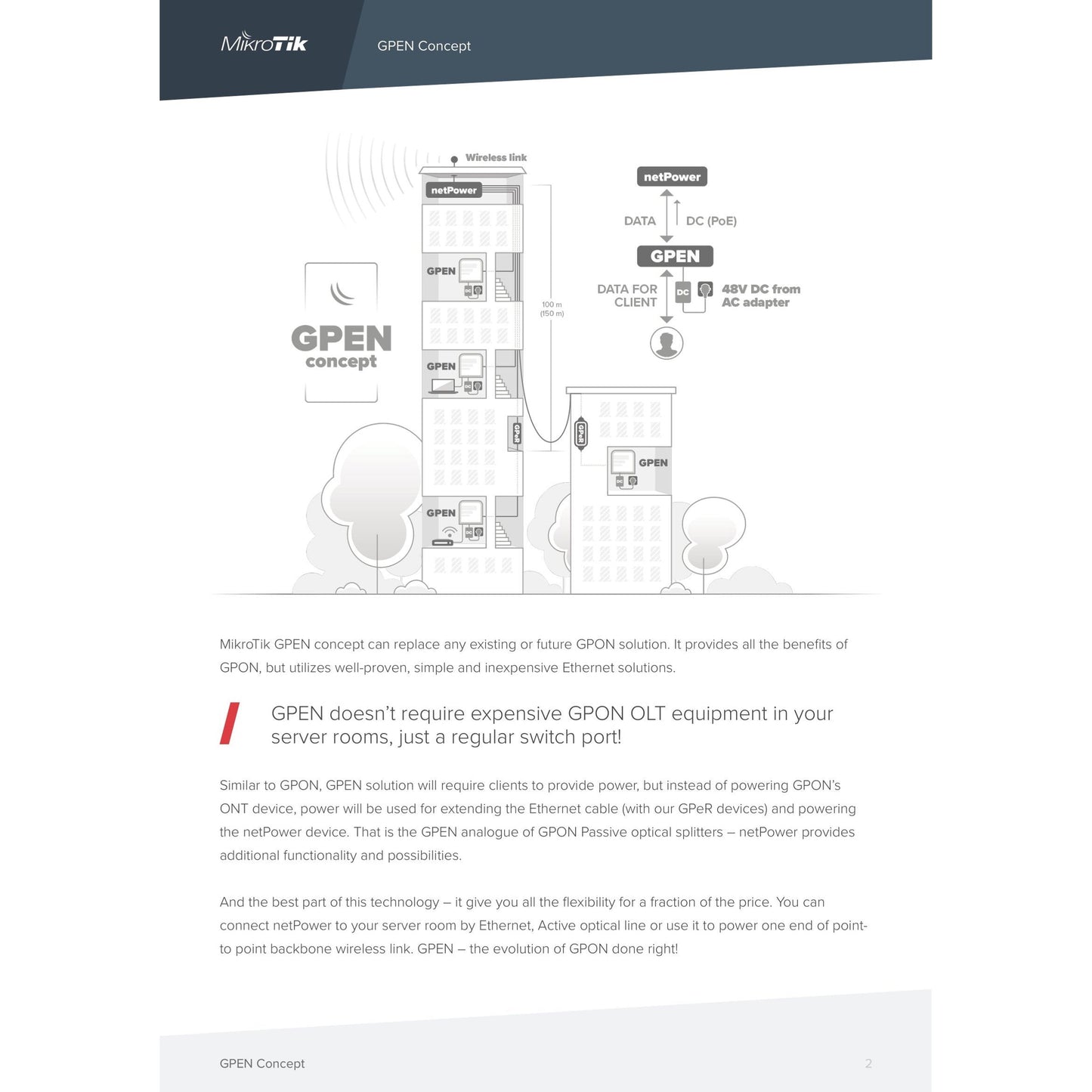 MikroTik Gigabit Passive Ethernet Repeater | GPeR
