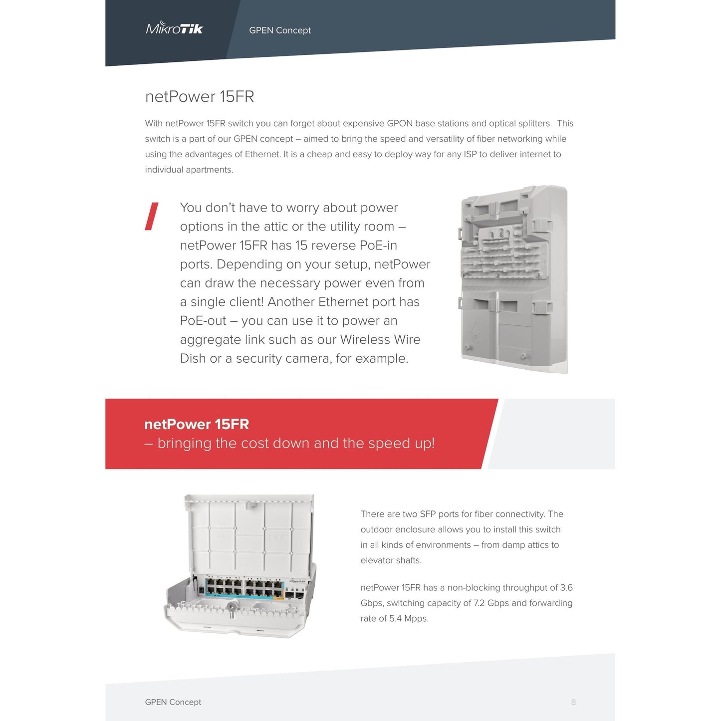 MikroTik Gigabit Passive Ethernet Repeater | GPeR