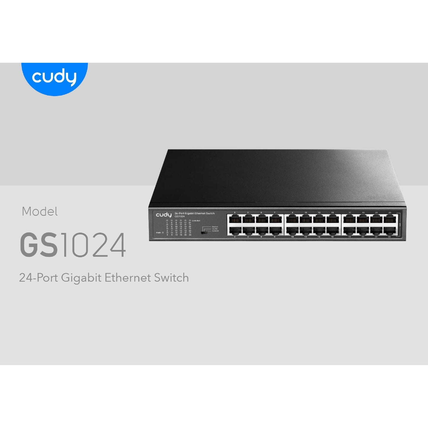 Cudy 24 Port Gigabit Rack-Mount Switch | GS1024
