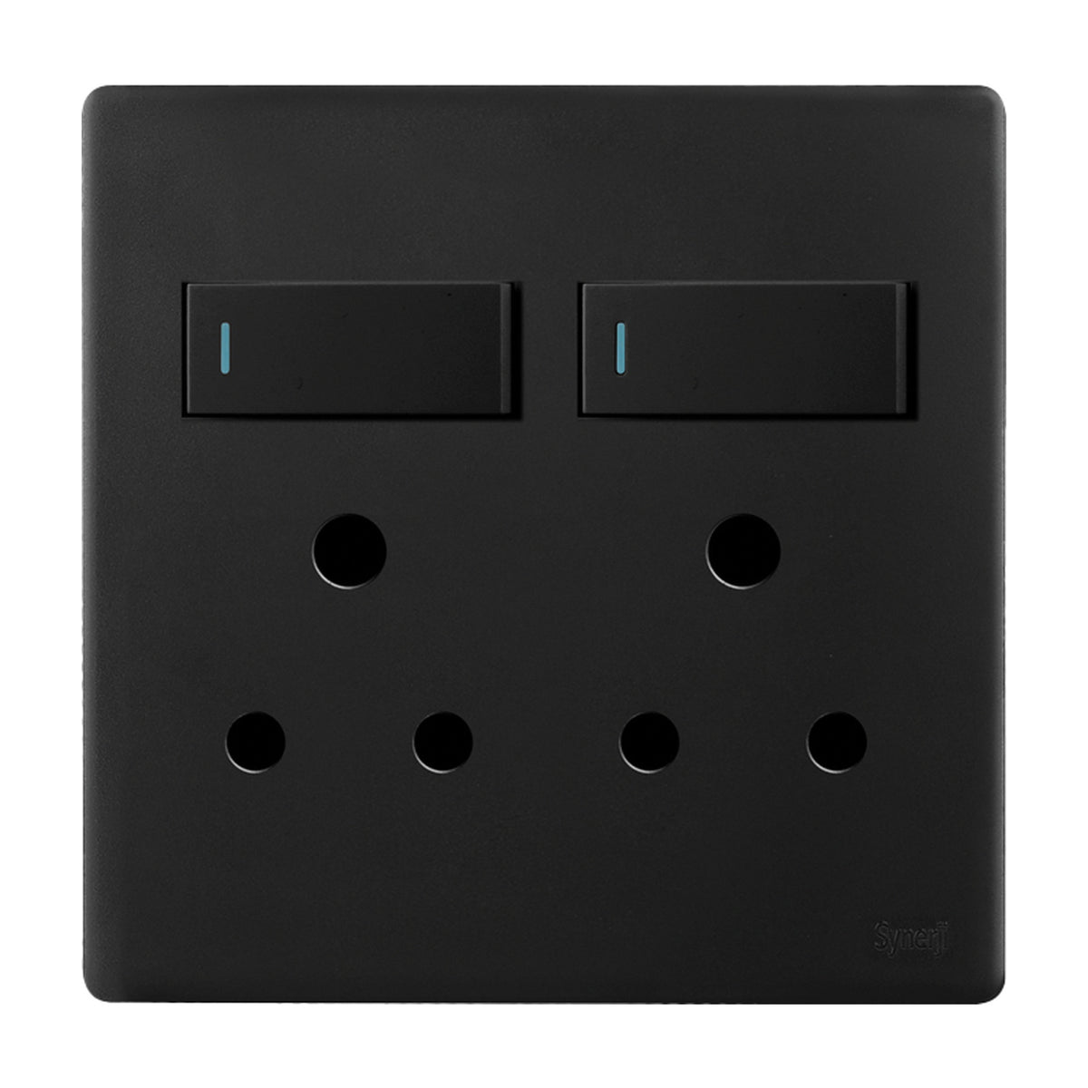 Synerji Deco Complete 4x4 Double Wall Socket 16A