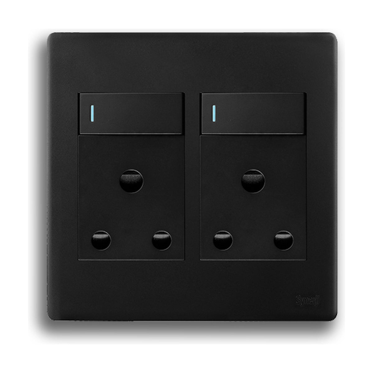 Synerji Deco 4x4 Double Wall Socket 16A