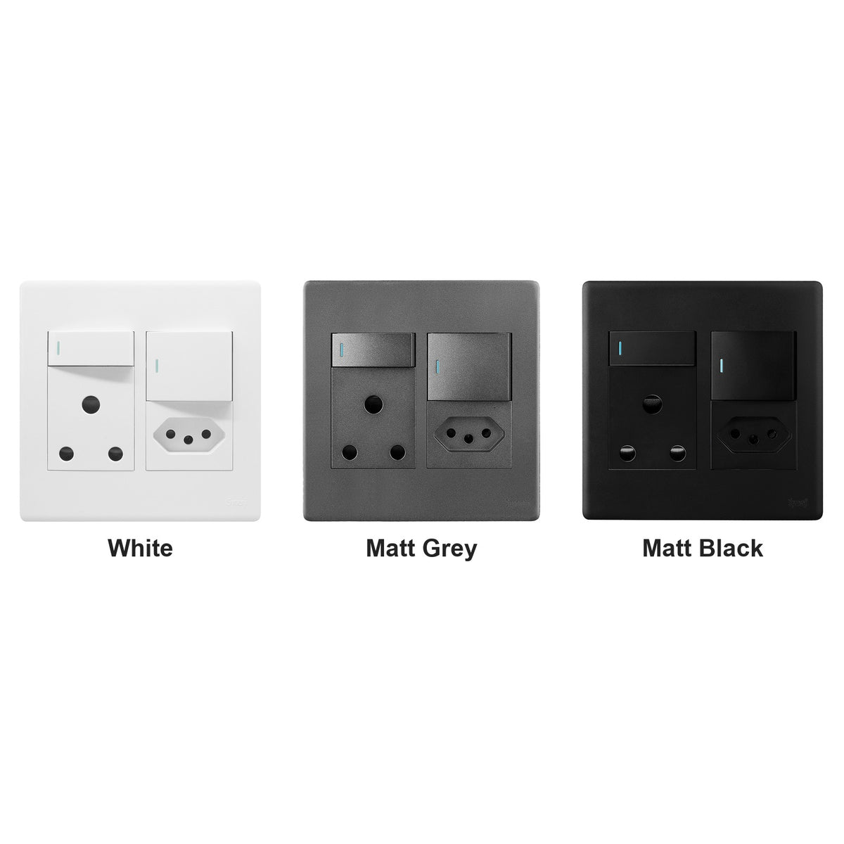 Synerji Deco 4x4 Wall Socket 16A with 1 x Euro Socket