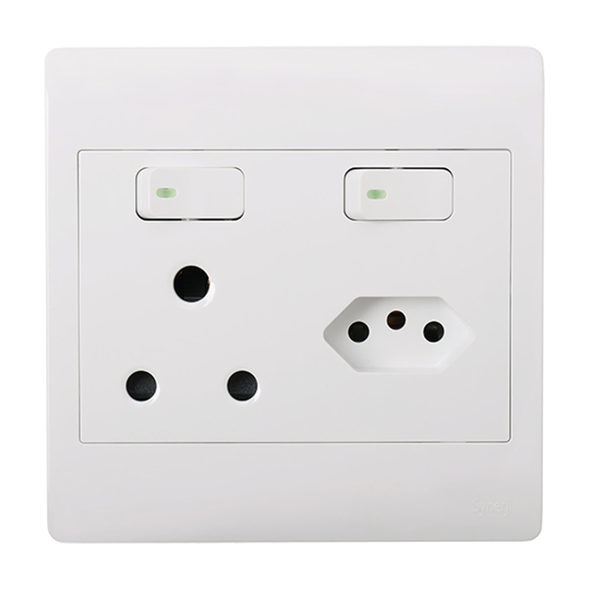 Synerji ECO 4x4 Wall Socket 16A with 1 x Euro Socket
