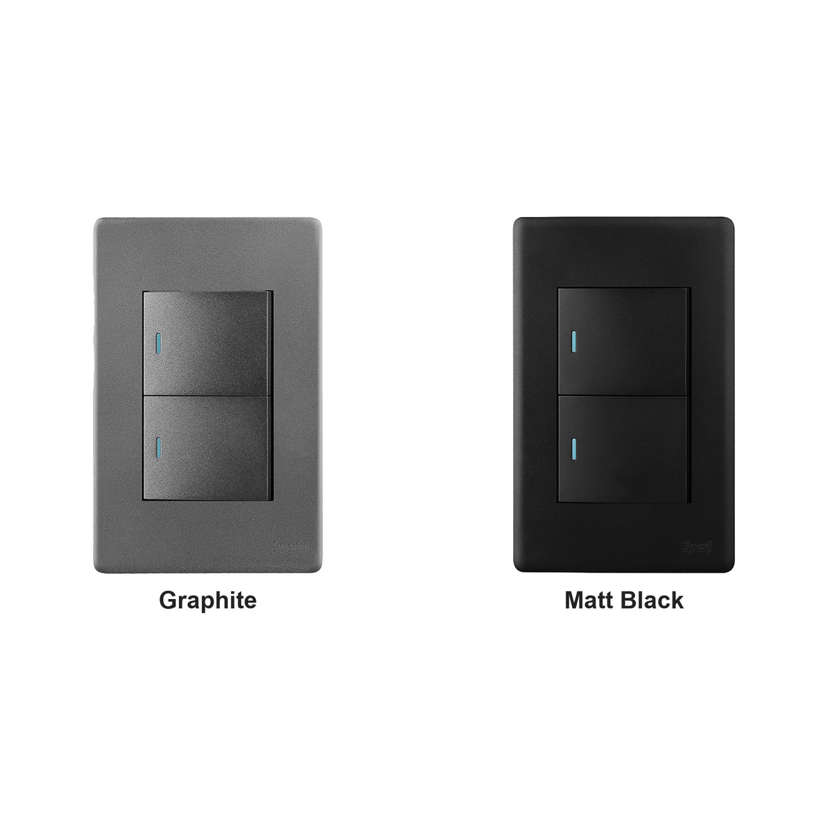 Synerji Deco 4x2 Light Switch 2 Lever 2 Way 16A