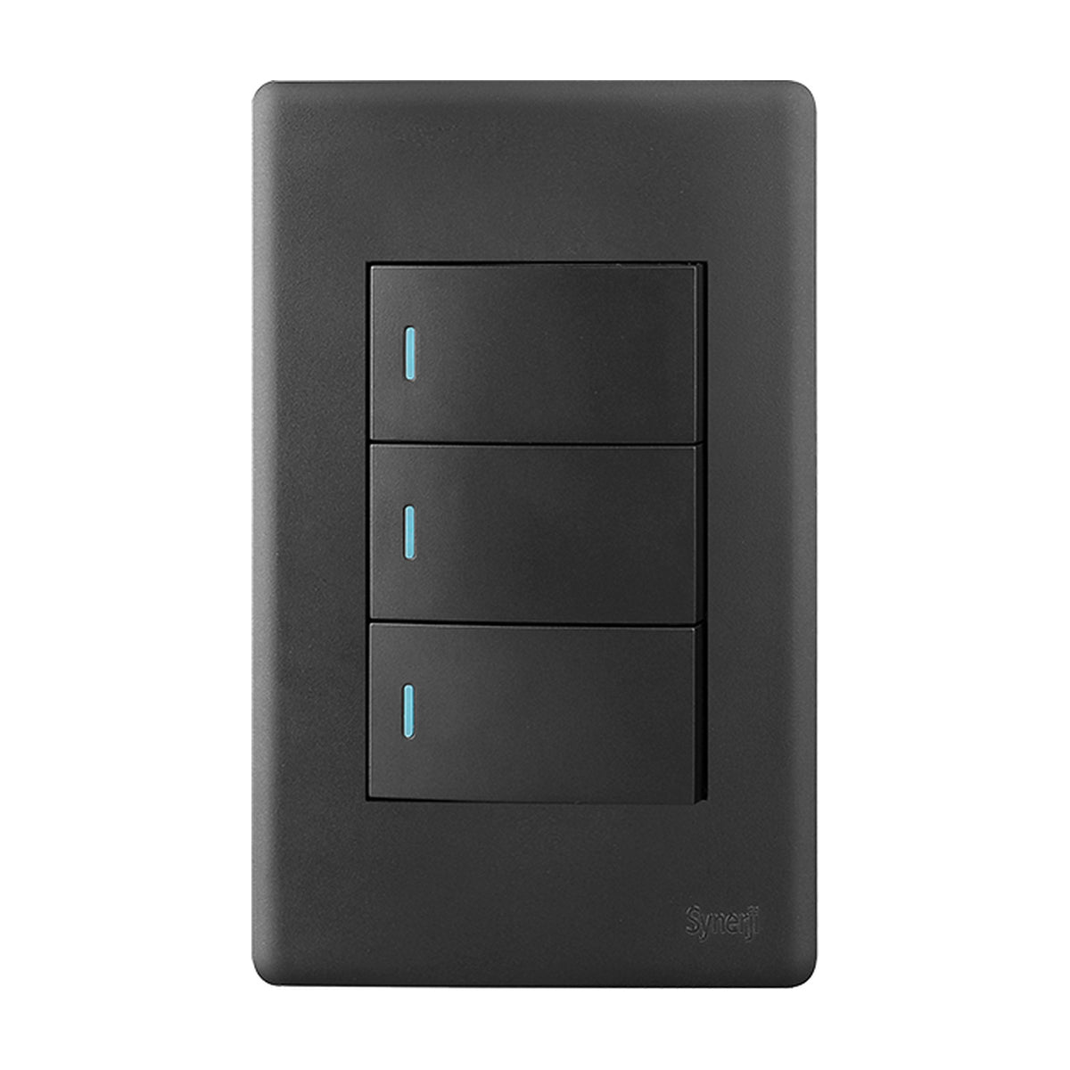 Synerji Deco 4x2 Light Switch 3 Lever 1 Way 16A