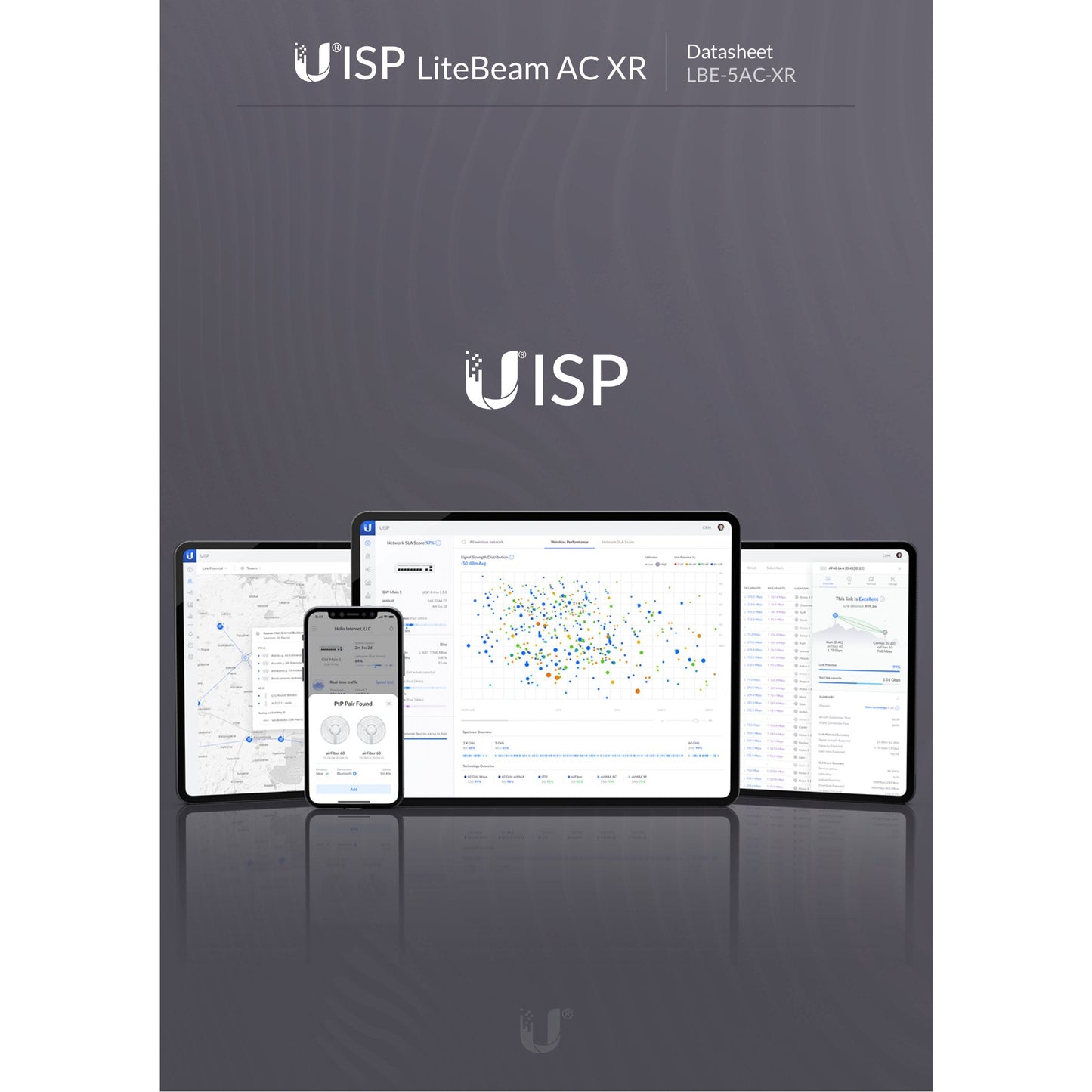 Ubiquiti UISP airMAX LiteBeam AC XR 5GHz 29dBi Radio | LBE-5AC-XR