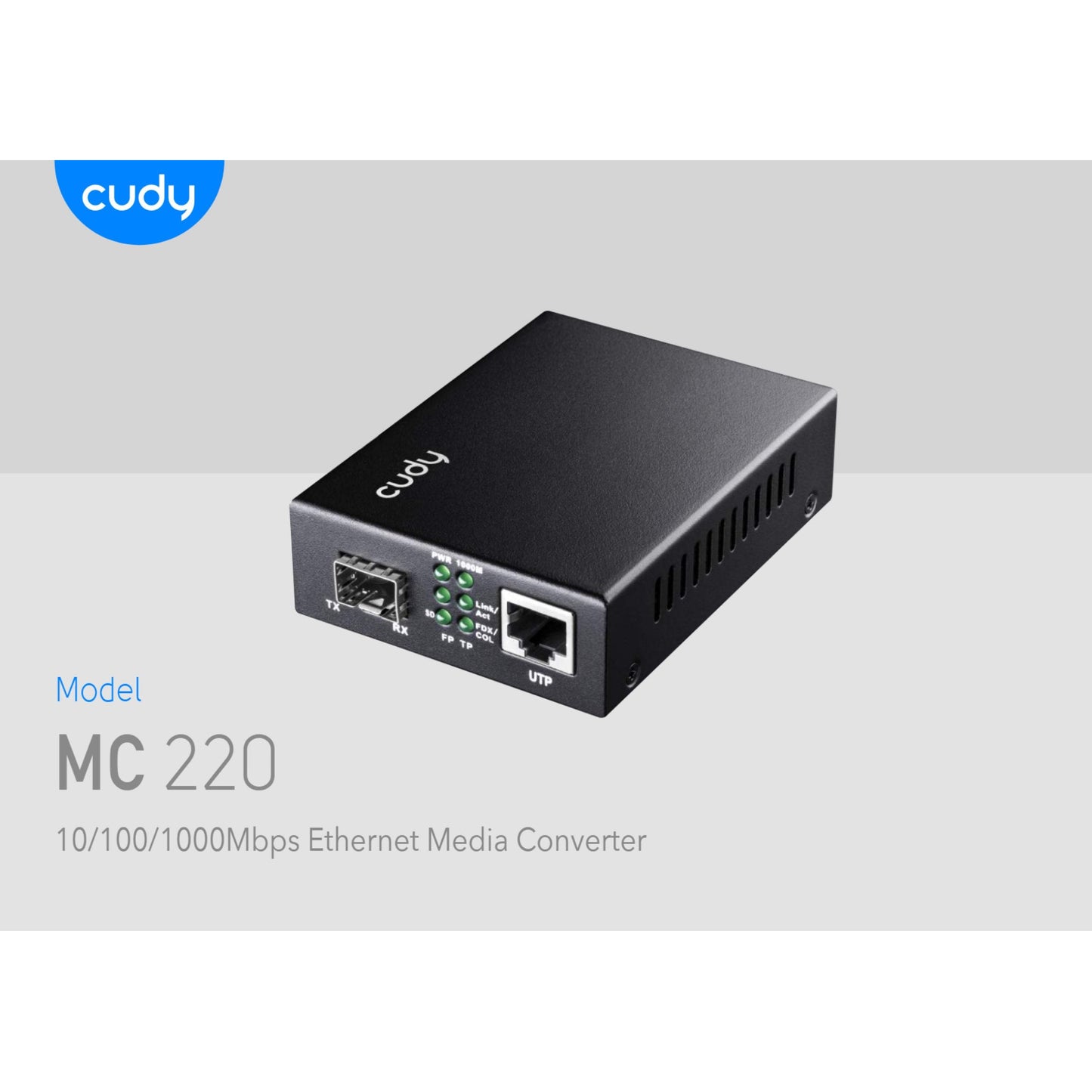 Cudy Gigabit Ethernet Media Converter | MC220