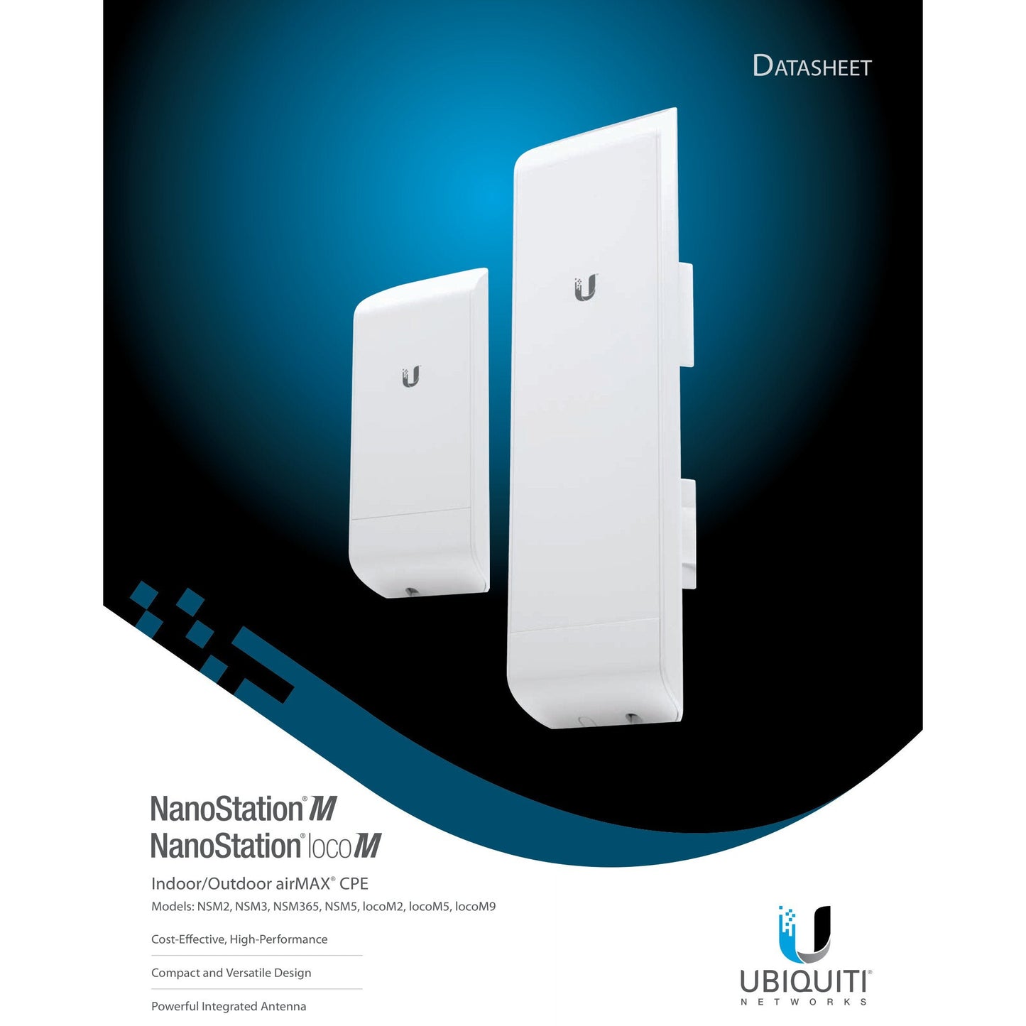 Ubiquiti UISP airMAX NanoStation M5 5GHz 16dBi Radio | NSM5