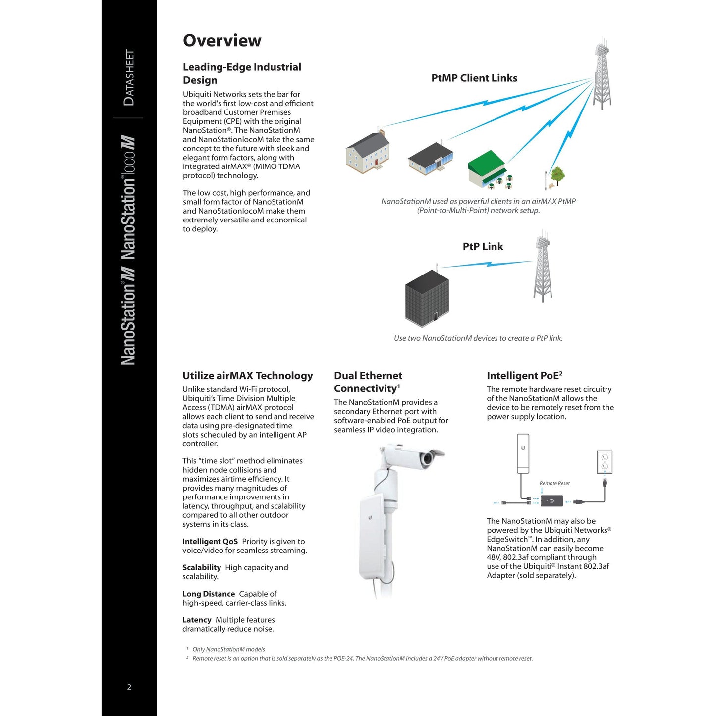 Ubiquiti UISP airMAX NanoStation M5 5GHz 16dBi Radio | NSM5