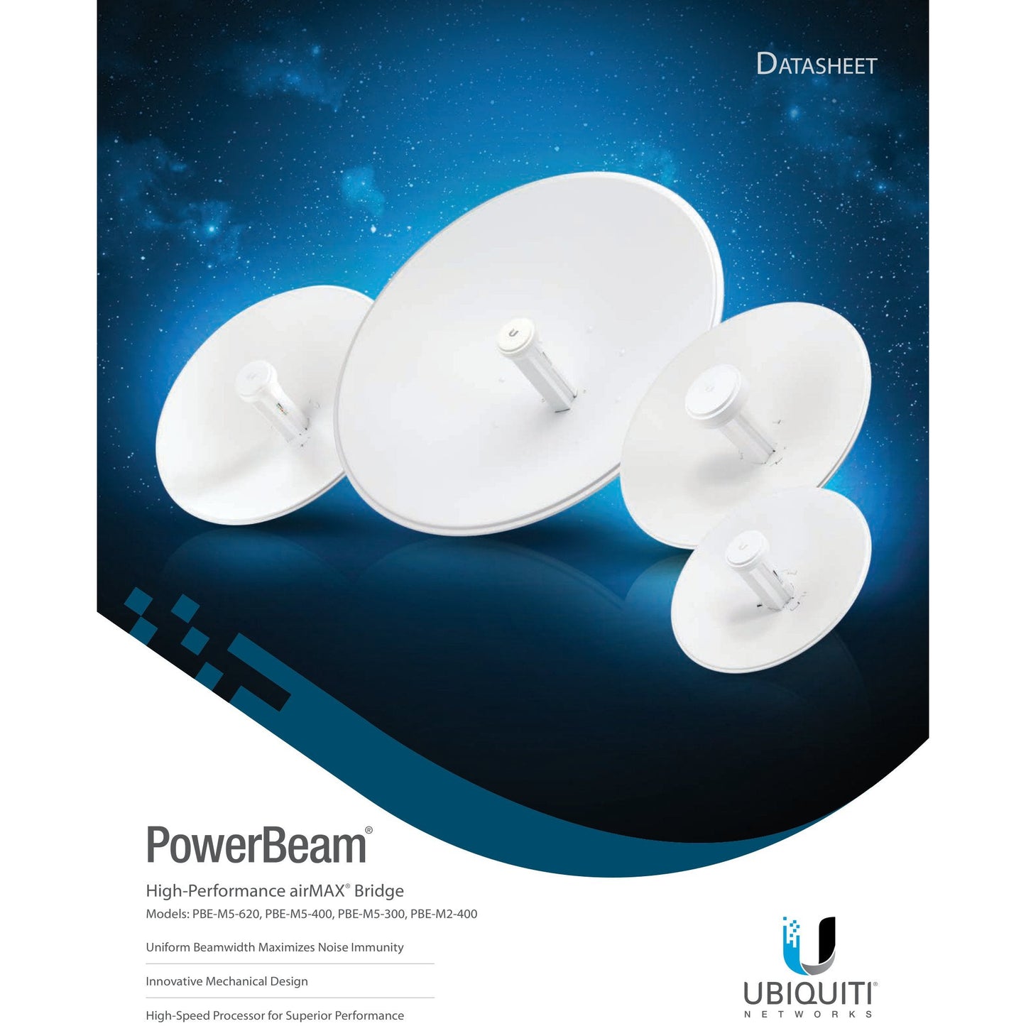 Ubiquiti UISP airMAX PowerBeam M5 5GHz 25dBi Radio | PBE-M5-400