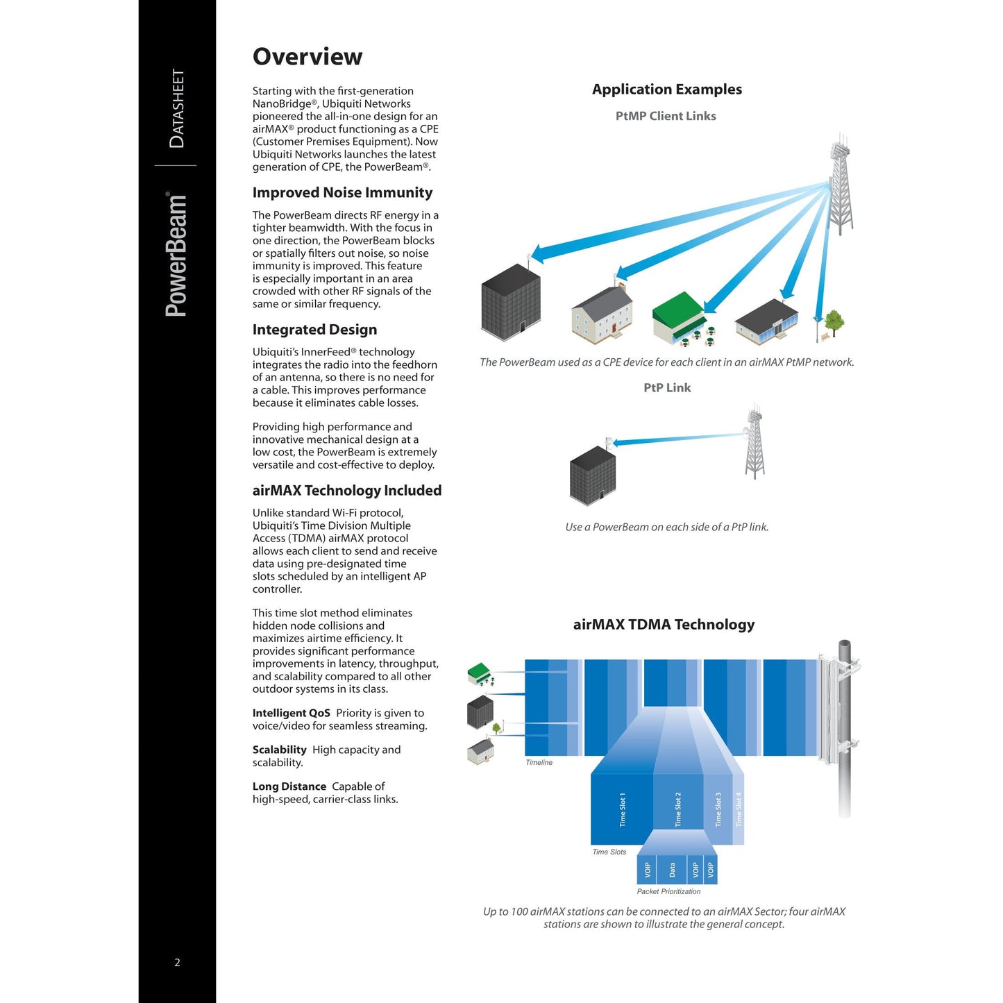 Ubiquiti UISP airMAX PowerBeam M5 5GHz 22dBi Radio | PBE-M5-300