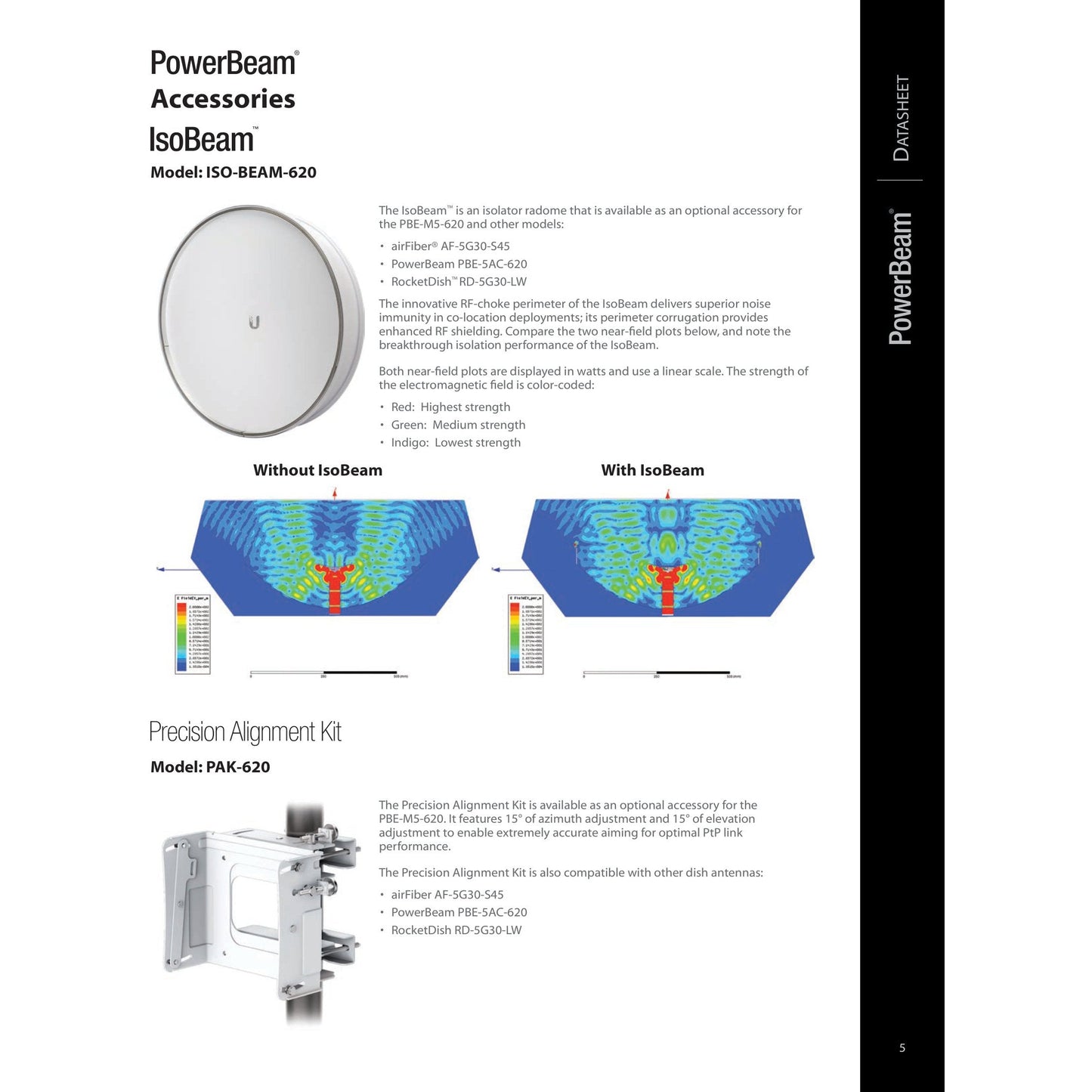 Ubiquiti UISP airMAX PowerBeam M5 5GHz 25dBi Radio | PBE-M5-400