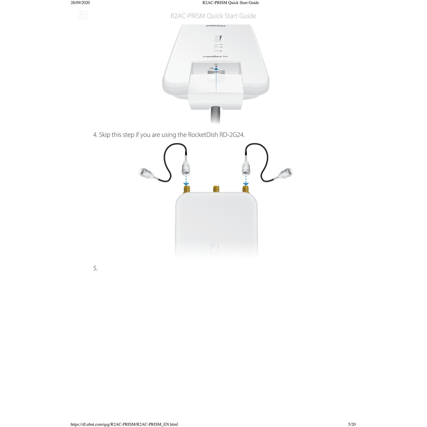 Ubiquiti UISP airMAX Rocket Prism AC 2GHz Radio | R2AC-PRISM