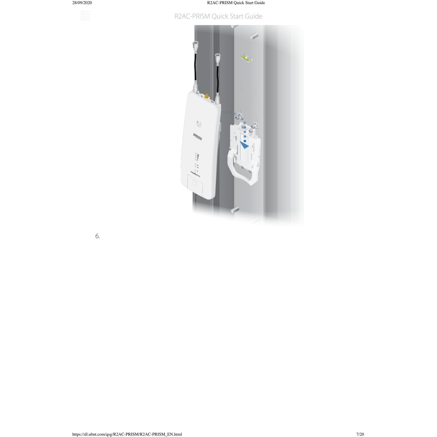 Ubiquiti UISP airMAX Rocket Prism AC 2GHz Radio | R2AC-PRISM