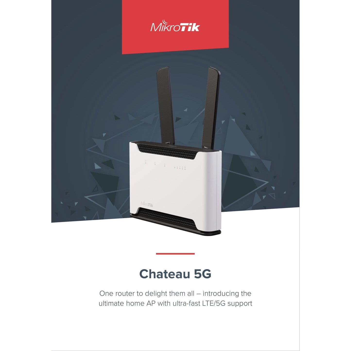 MikroTik Chateau 5G Dual Band AC 5 Port Gigabit Router | RBD53G-5HacD2HnD-TC&RG502Q-EA