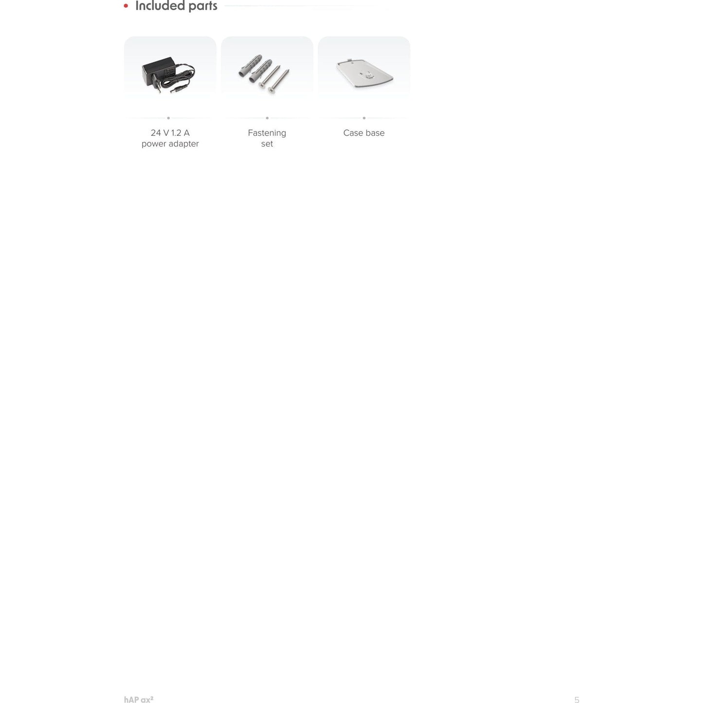 MikroTik hAP ax2 5 Port Gigabit 1800Mbps WiFi 6 Router | C52iG-5HaxD2HaxD-TC