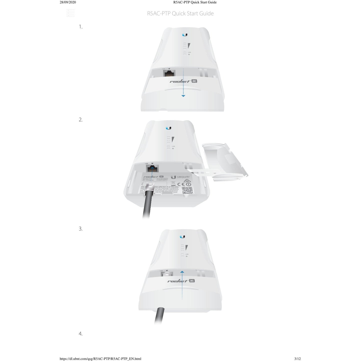 Ubiquiti UISP airMAX Rocket Lite AC 5GHz Radio | R5AC-LITE