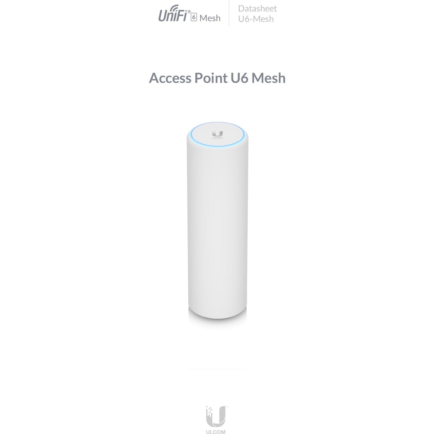 Ubiquiti UniFi6 Mesh Dual Band WiFi 6 AP | U6-MESH