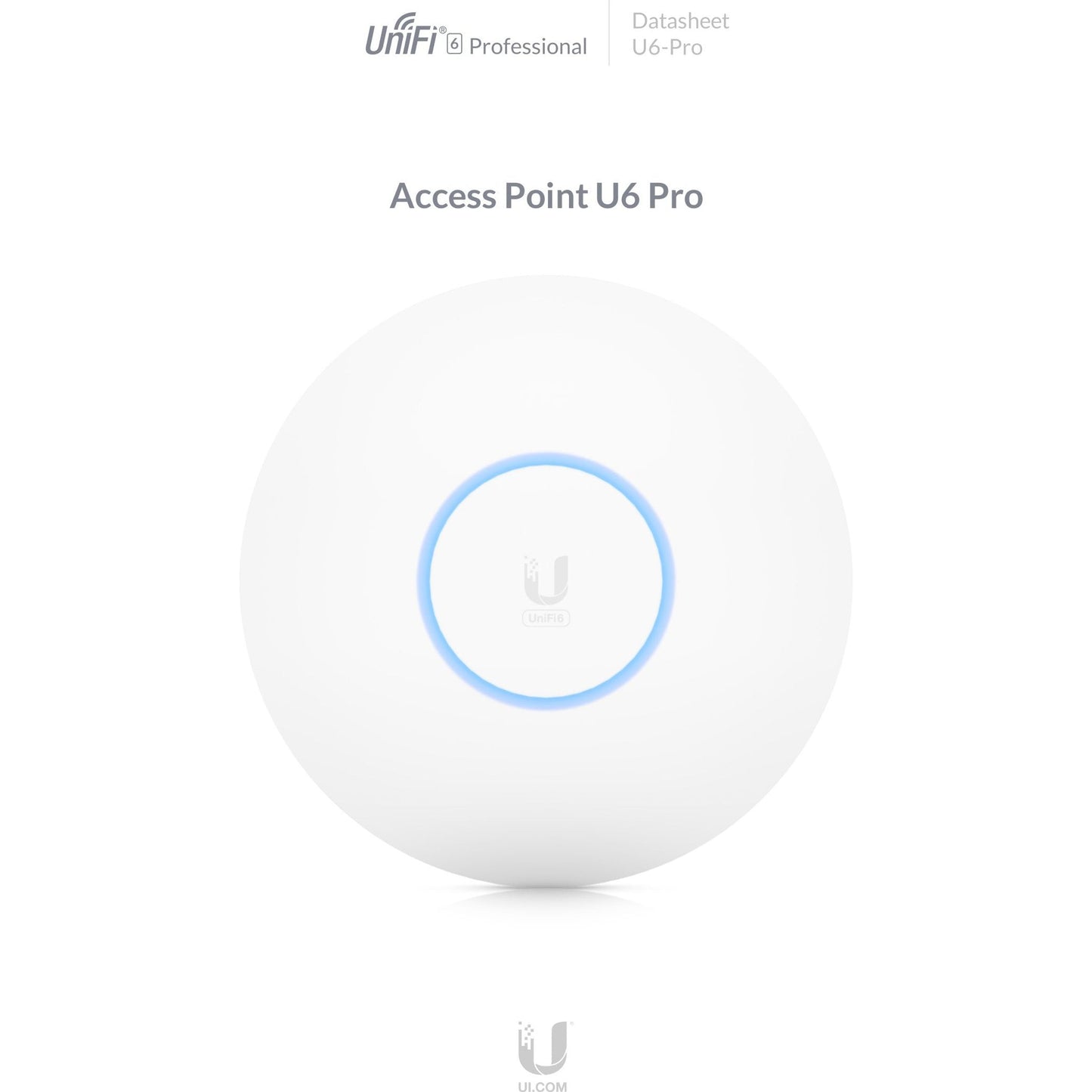 Ubiquiti UniFi6 Pro Dual Band WiFi 6 AP | U6-PRO