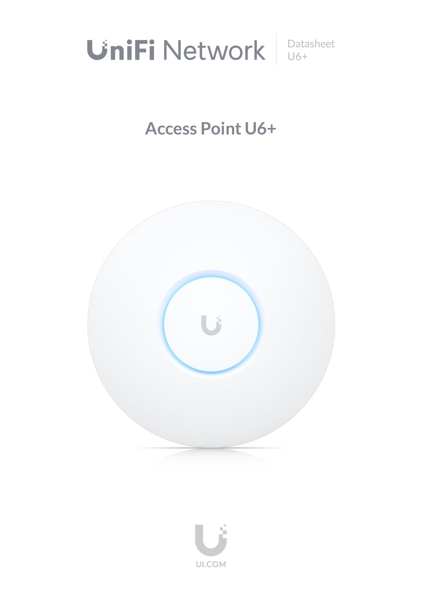 Ubiquiti UniFi6 Plus Dual Band WiFi 6 AP | U6+
