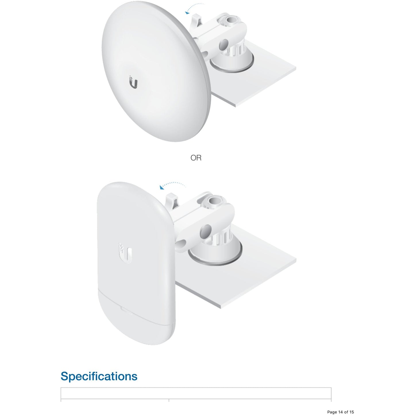 Ubiquiti Toolless Quick-Mount for Ubiquiti CPE's | QUICK-MOUNT