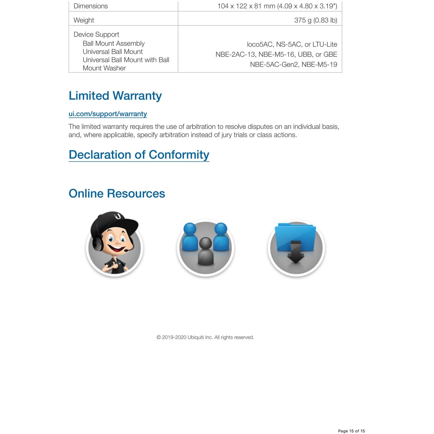Ubiquiti Toolless Quick-Mount for Ubiquiti CPE's | QUICK-MOUNT