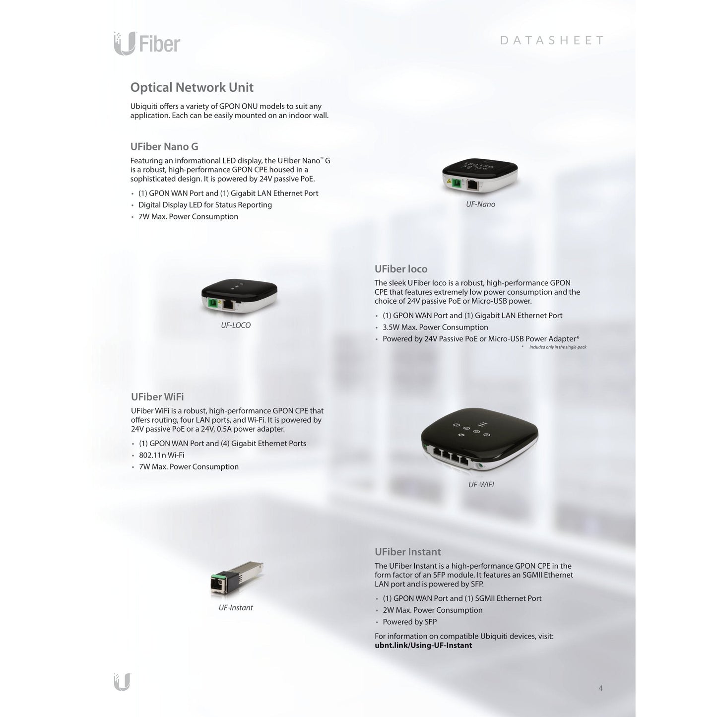 Ubiquiti GPON C+ SC/UPC 20km SFP Module | UF-GP-C+