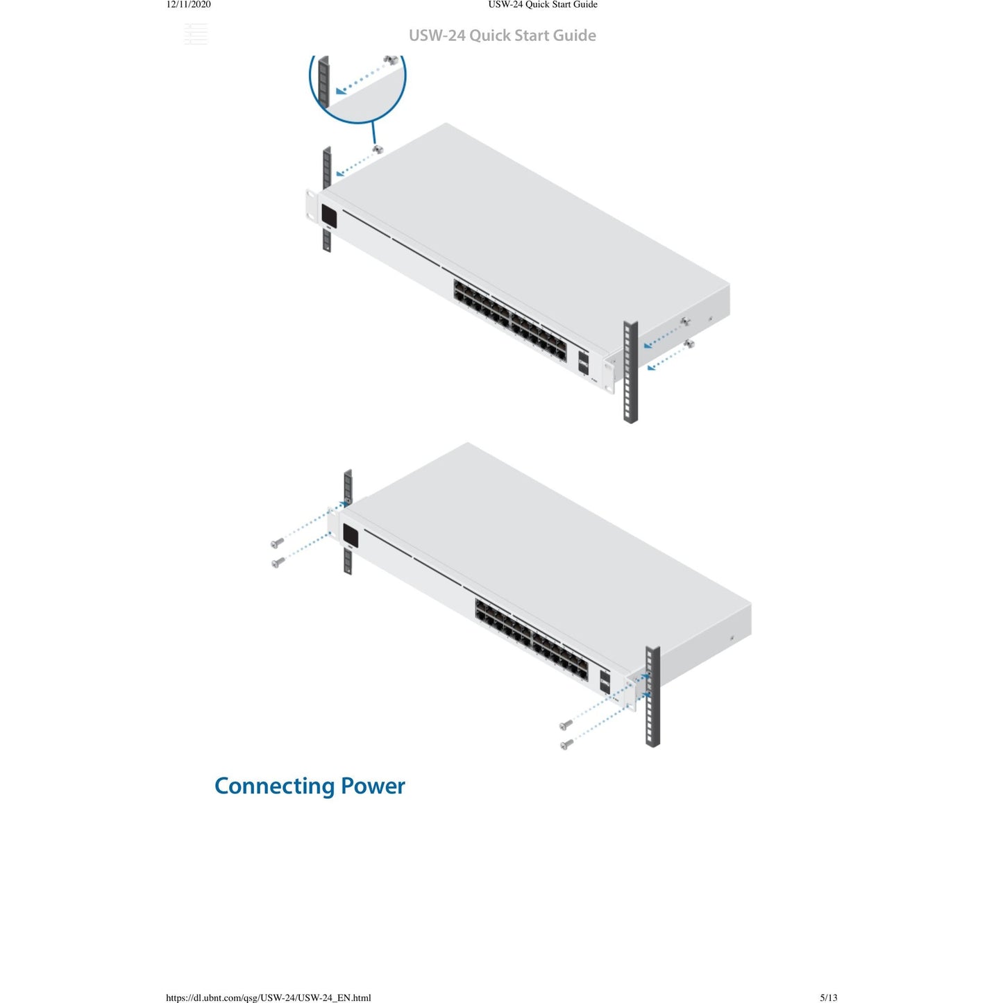 Ubiquiti UniFi Switch 24 Port Gigabit 2SFP | USW-24