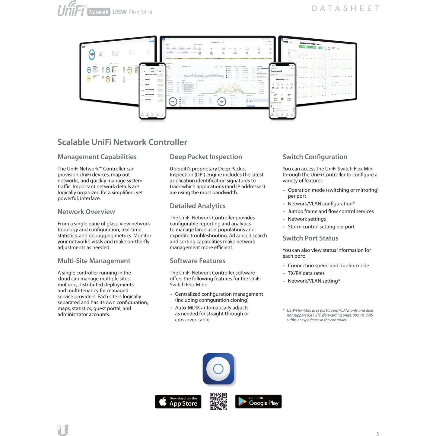 Ubiquiti UniFi Flex Mini 5 Port Gigabit 1PoE Input | USW-Flex-MINI